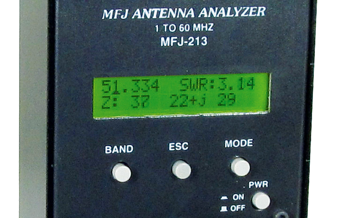 MFJ213 Analizador Antena HF 1,8-60 Mhz