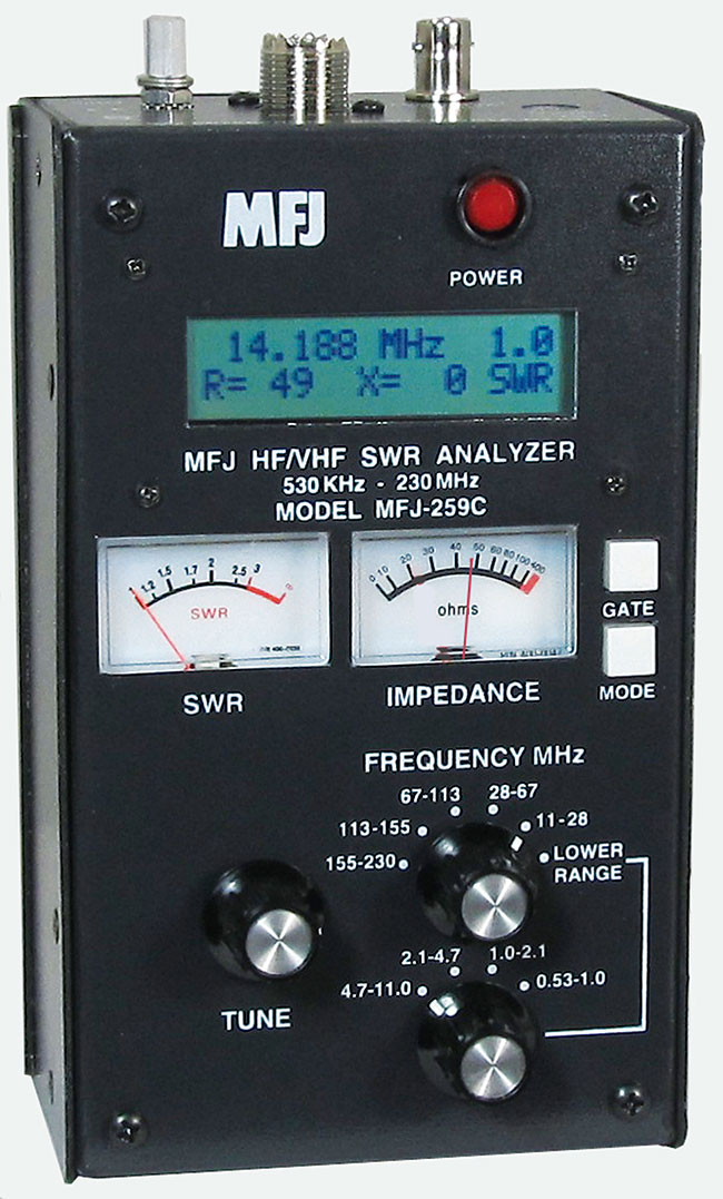 MFJ 259 C ANALIZADOR DE ANTENA HF / VHF 0,53 230 Mhz !! NUEVO MODELO !!