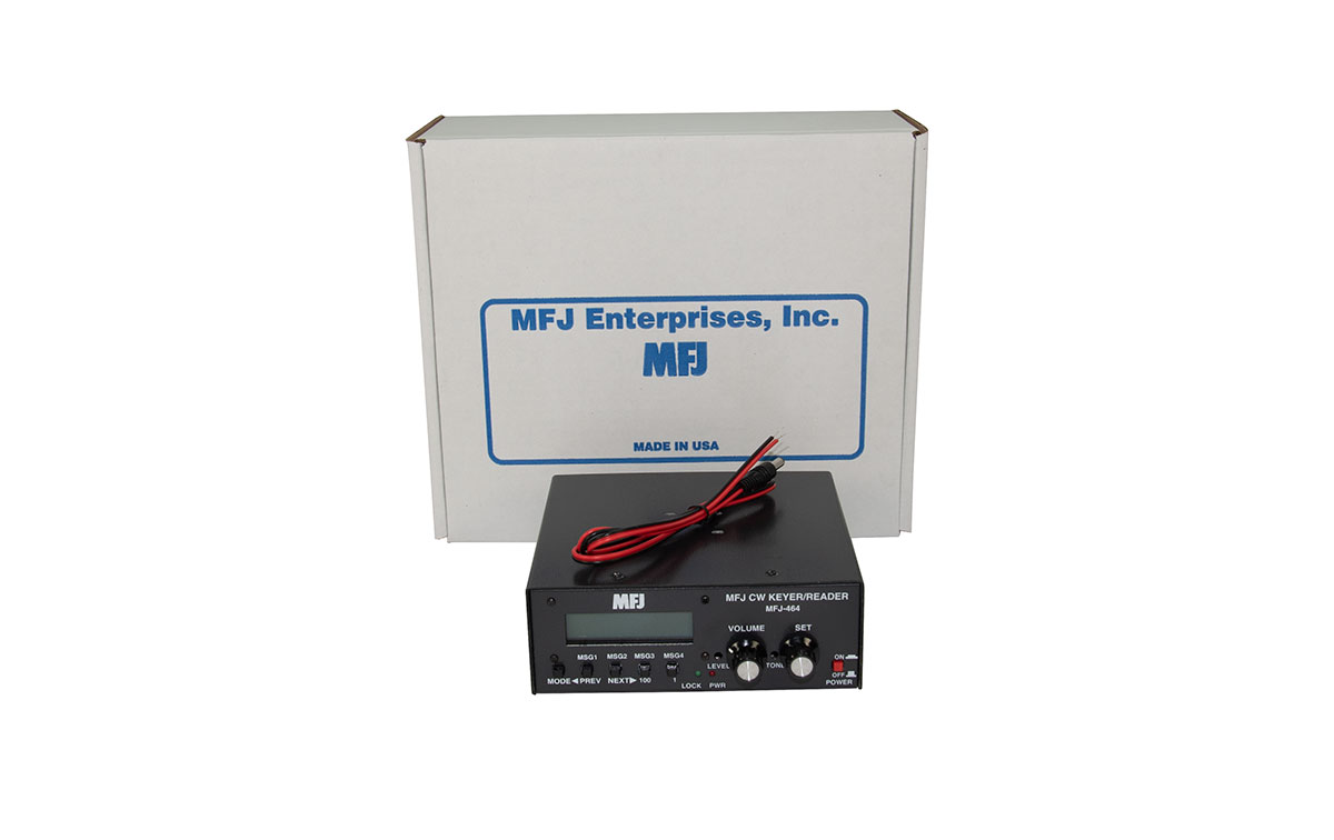 MFJ464 MORSE CW Code Reader with Builtin Keyer
