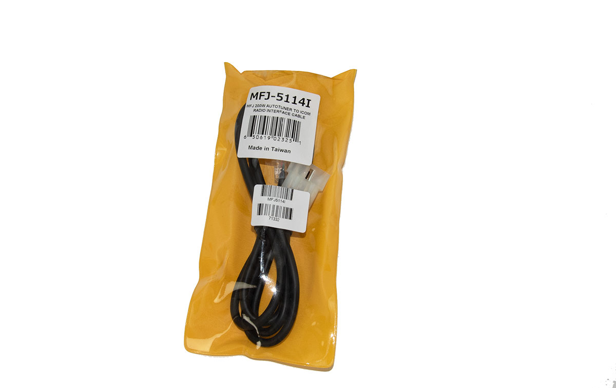 mfj 5114i cable conexión mfj - icom para acopladores automáticos mfj-927 mfj-928 mfj-929 mfj-939 mfj-998