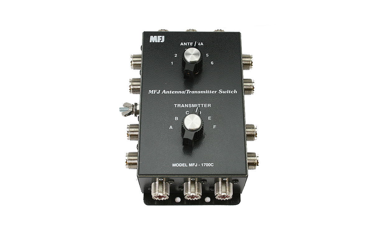 mfj-1700c conmutador para 6 antenas y 6 transceptores