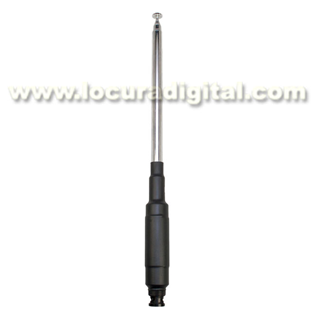 mfj1840t antena telescopica mfj hf 40 metros para ft 817, potencia maxima 25 watios, conector bnc