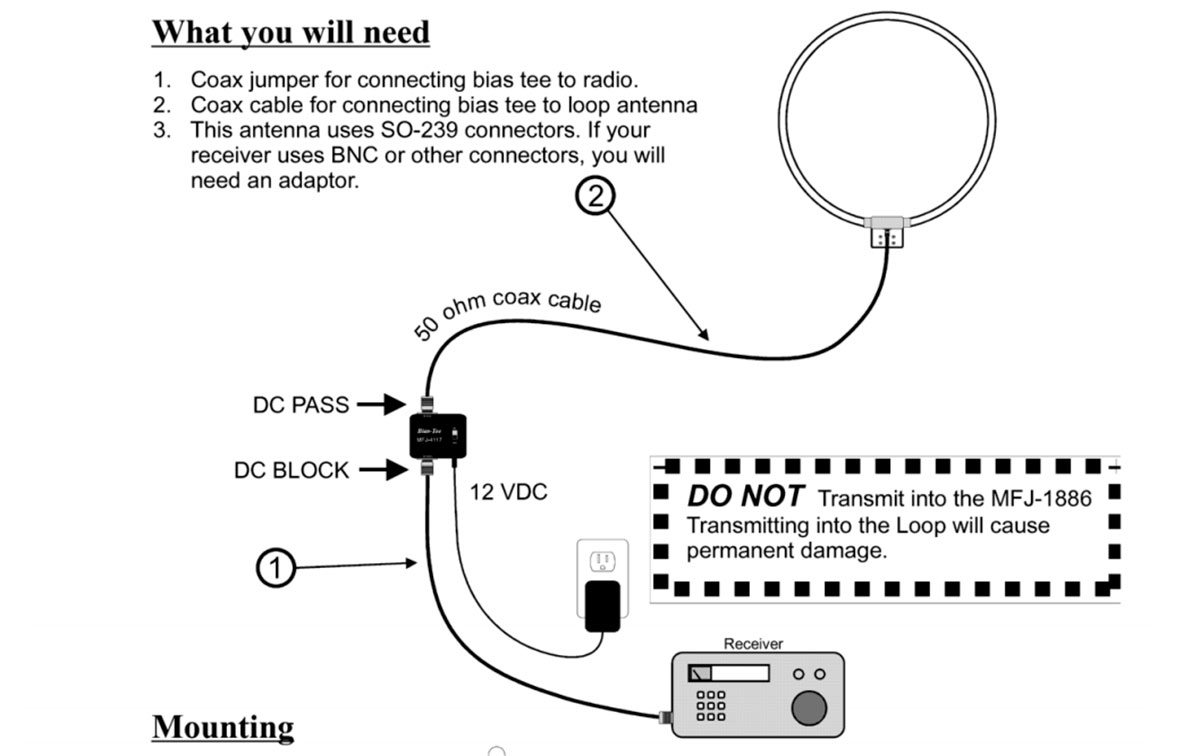 mfj1886x mfj antena recepcion loop 5 a 30 mhz cubre 500 khz am radio, se puede utilizar en interior se recomienta en exterior para su maxima eficiencia.también se instala fácilmente en un trípode o en un mástil de mano para uso portátil. la clave para el rendimiento superior del mfj-1886 es su preamplificador de entrada balanceada. los mmic dobles que funcionan en modo push-pull ofrecen un piso de ruido extremadamente bajo junto con un rango dinámico excepcionalmente amplio para manejar la sobrecarga de los transmisores cercanos