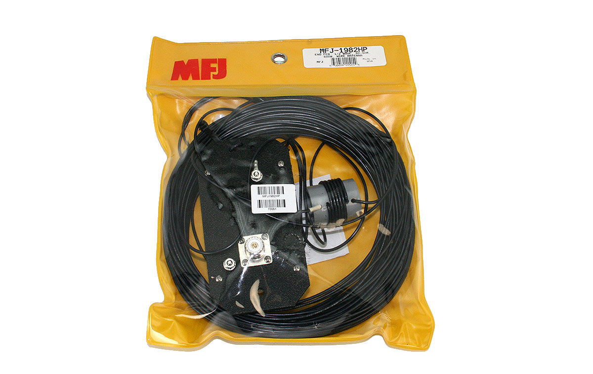 mfj1982hp mfj antena de hilo end-fed horizontal 10-80 m