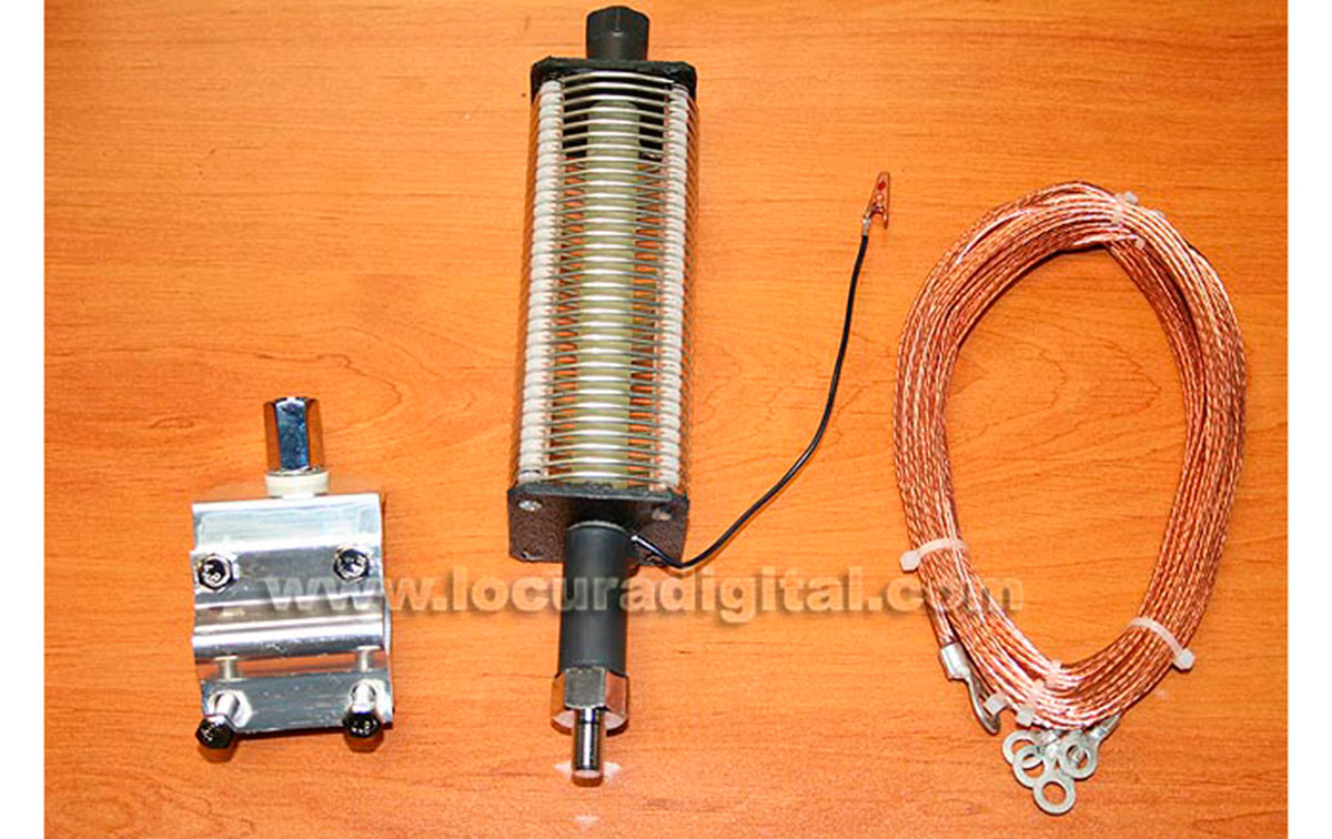 MFJ2286 MFJ Antena Vertical Portatil de 7 a 55 Mhz. 1 KW. Ideal expediciones.