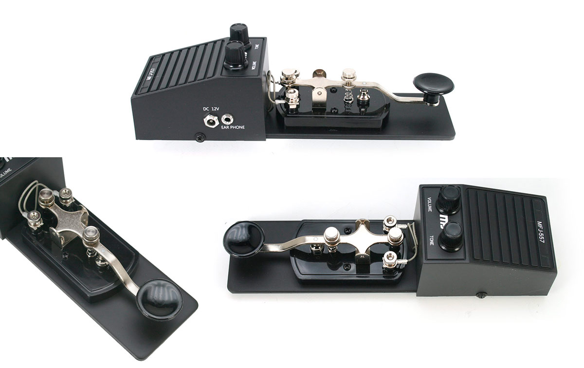 mfj-557 manipulador de telegrafia ideal para practicar el morse