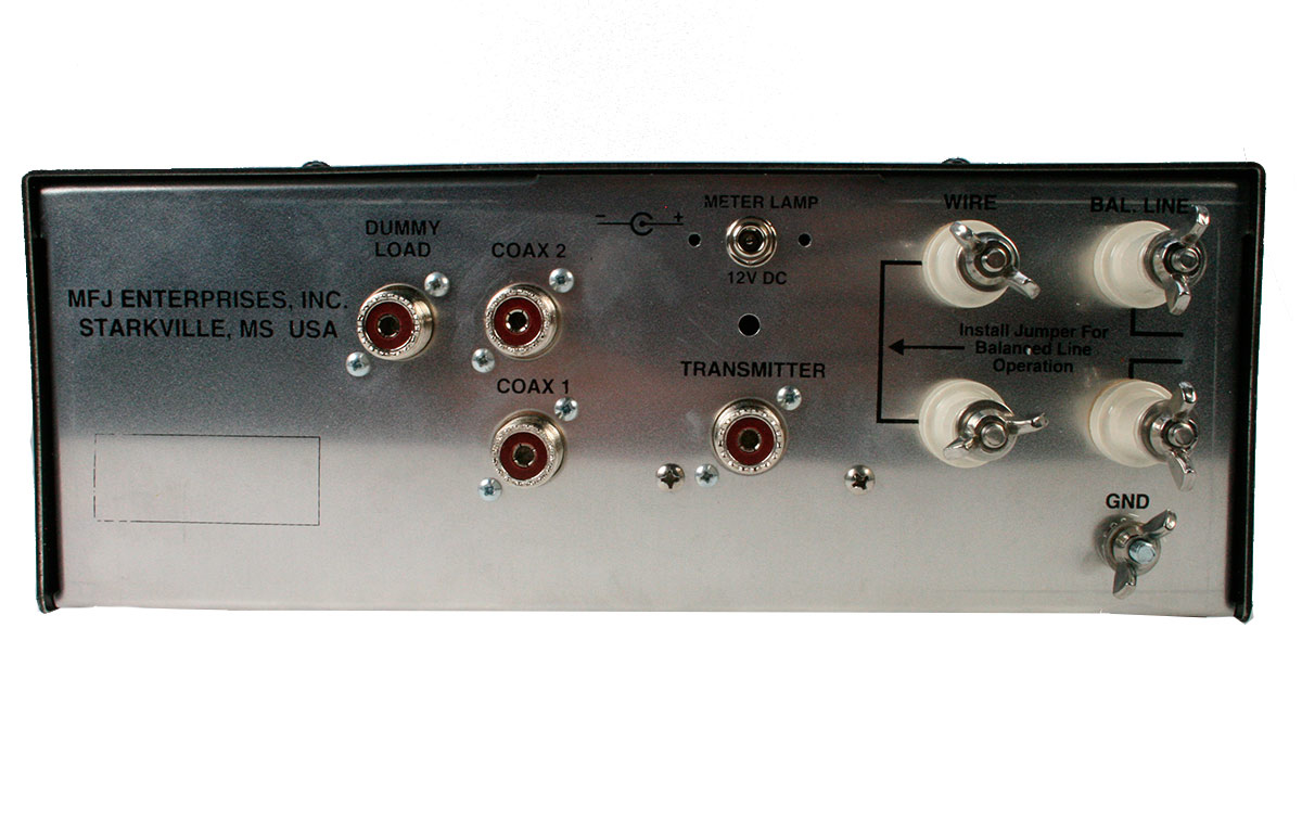 mfj986 acoplador manual potencia 3 kw, cobertura1,8-30 mhz 