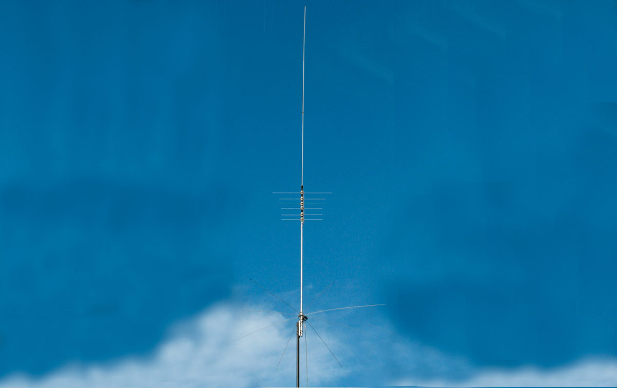 Antena vertical HF 7 bandas: 10, 12, 15, 17, 20 ,30 y 40 mts