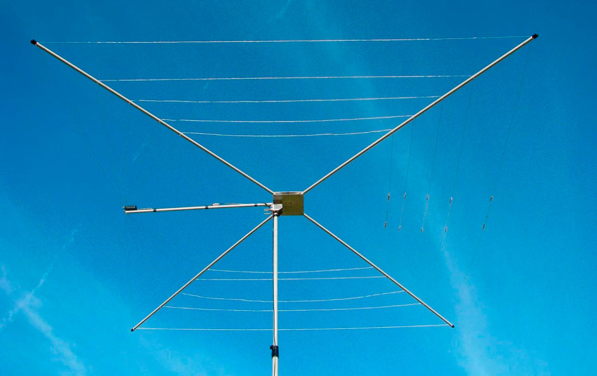 mfj-1836 antena cobweb hf 1/2 onda 6 bandas 6, 10, 12, 15 17, 20 mts