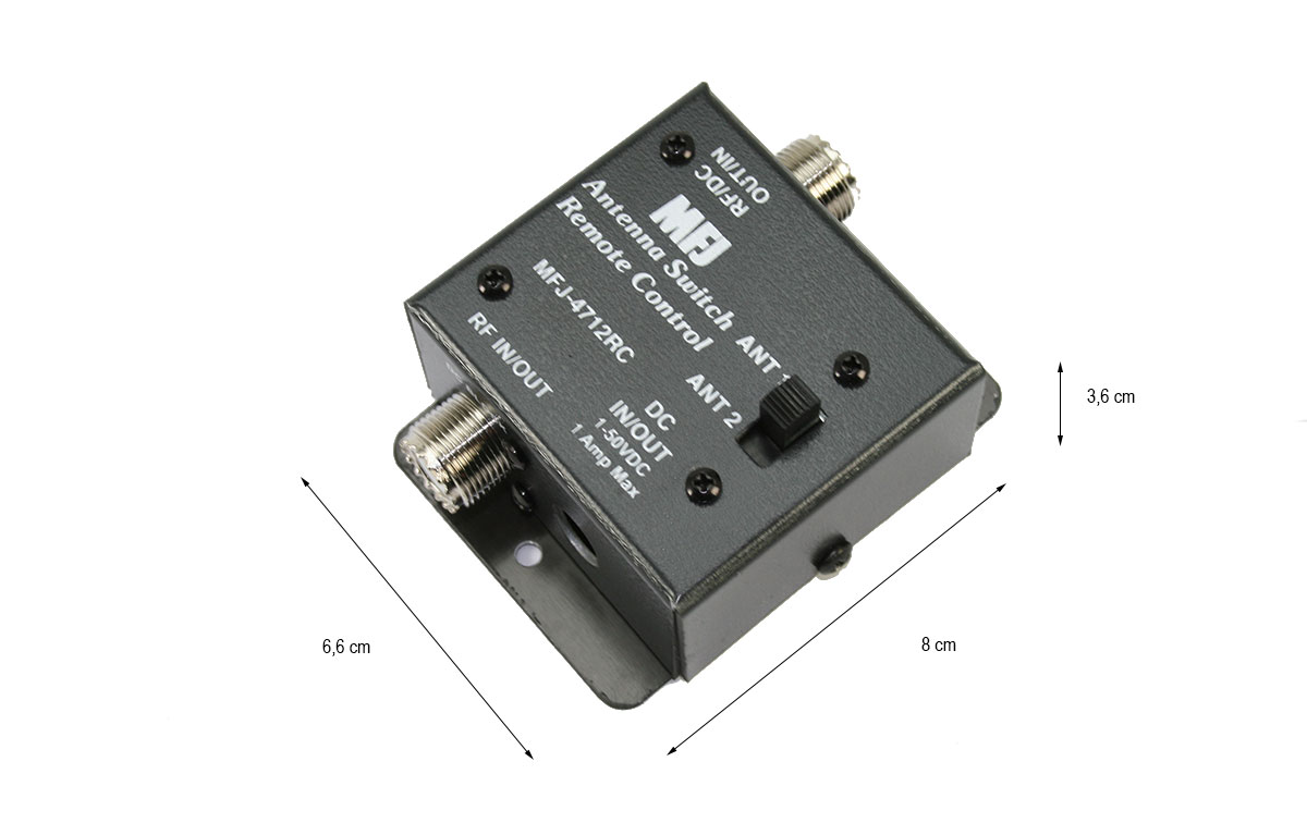 MFJ4712 Remote switch for 2 antennas.