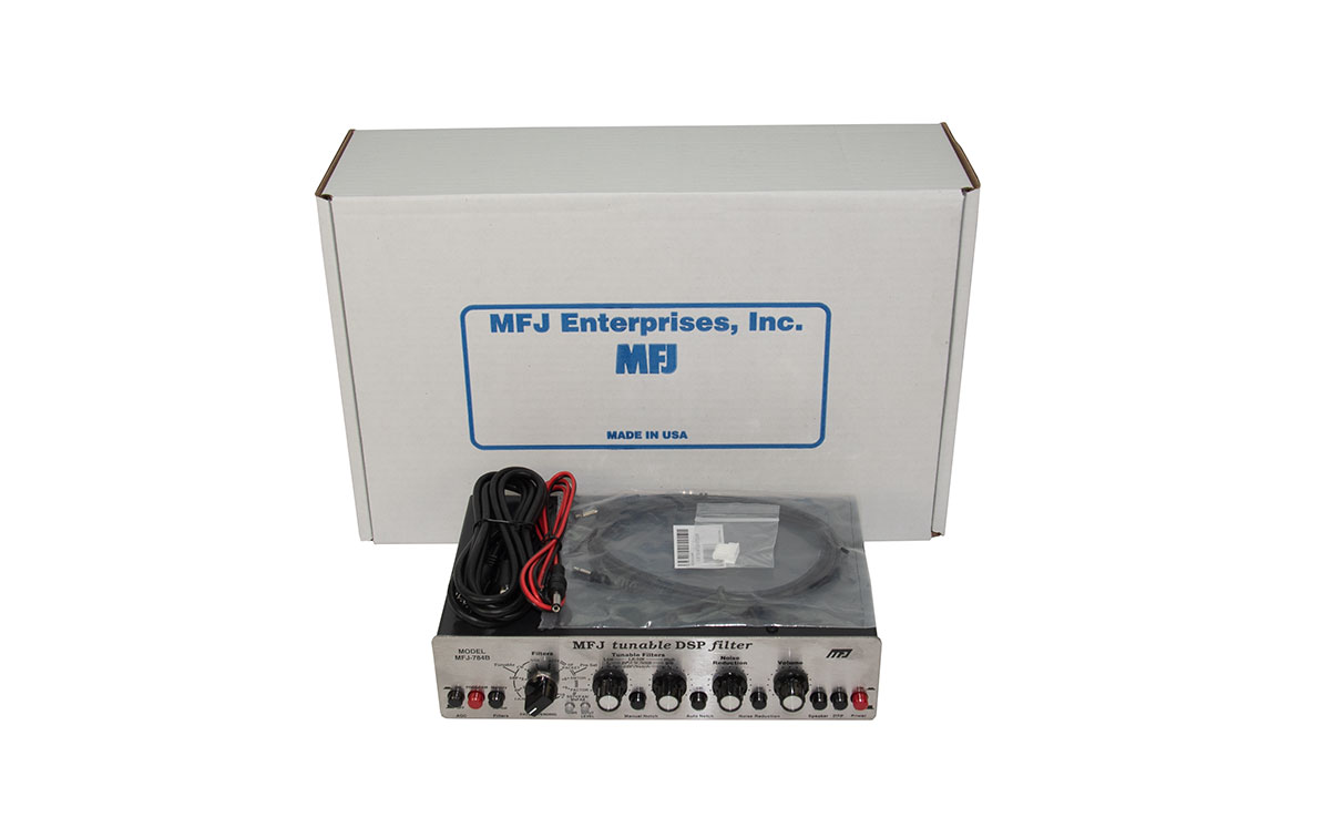 MFJ 784B Filtro de Audio DSP sintonizable15 filtros preajustados