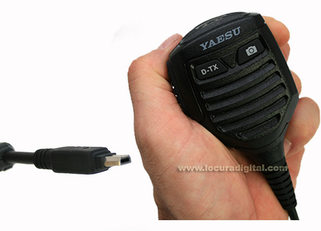 yaesu mh85a11u microfono para ft-1d con camara.