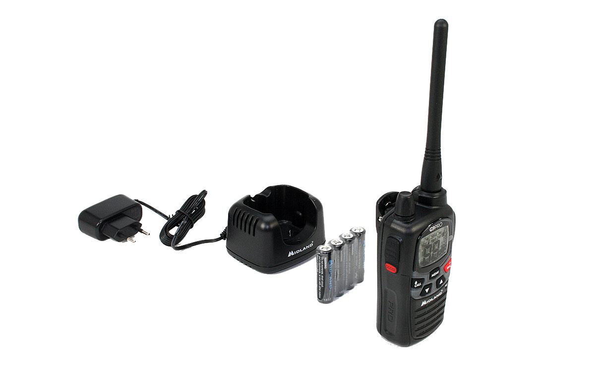 MIDLAND G9-PRO-KIT1 walkie uso libre PMR 446   Pinganillo PIN19S