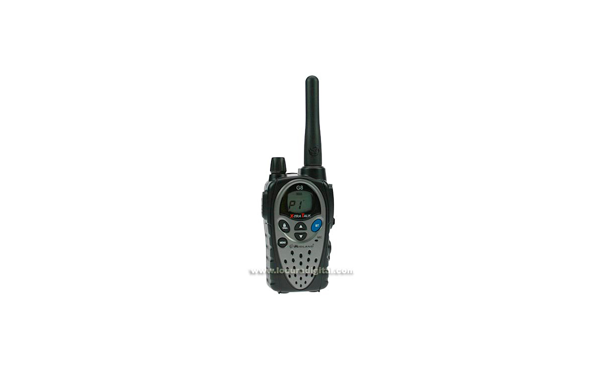 G8E MIDLAND BT Walkie Talkie uso PMR446 livre com Bluetooth