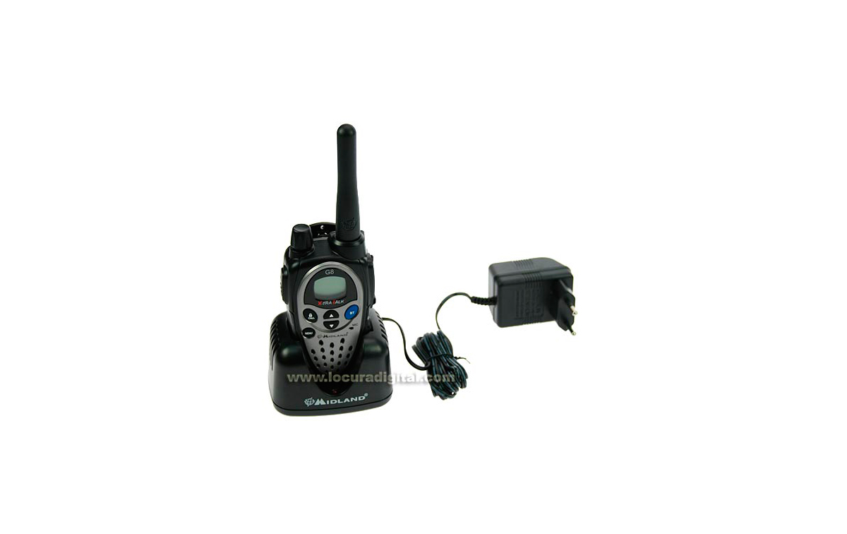 MIDLAND G8E BT Walkie talkie de uso libre PMR446 con Bluetooth 