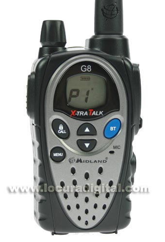 MIDLAND G8E BT Walkie talkie de uso libre PMR446 con Bluetooth 