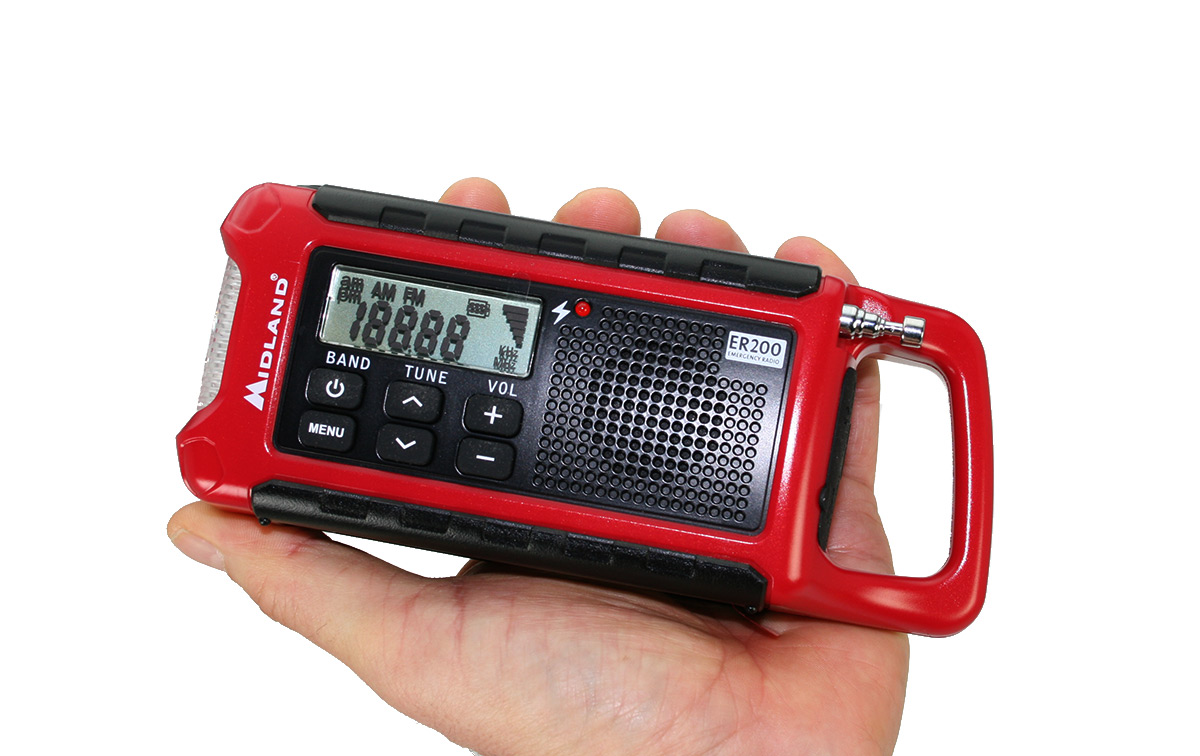 MIDLAND EK-200 Kit Emergencia Multiuso Radio ,Linterna, Bateria