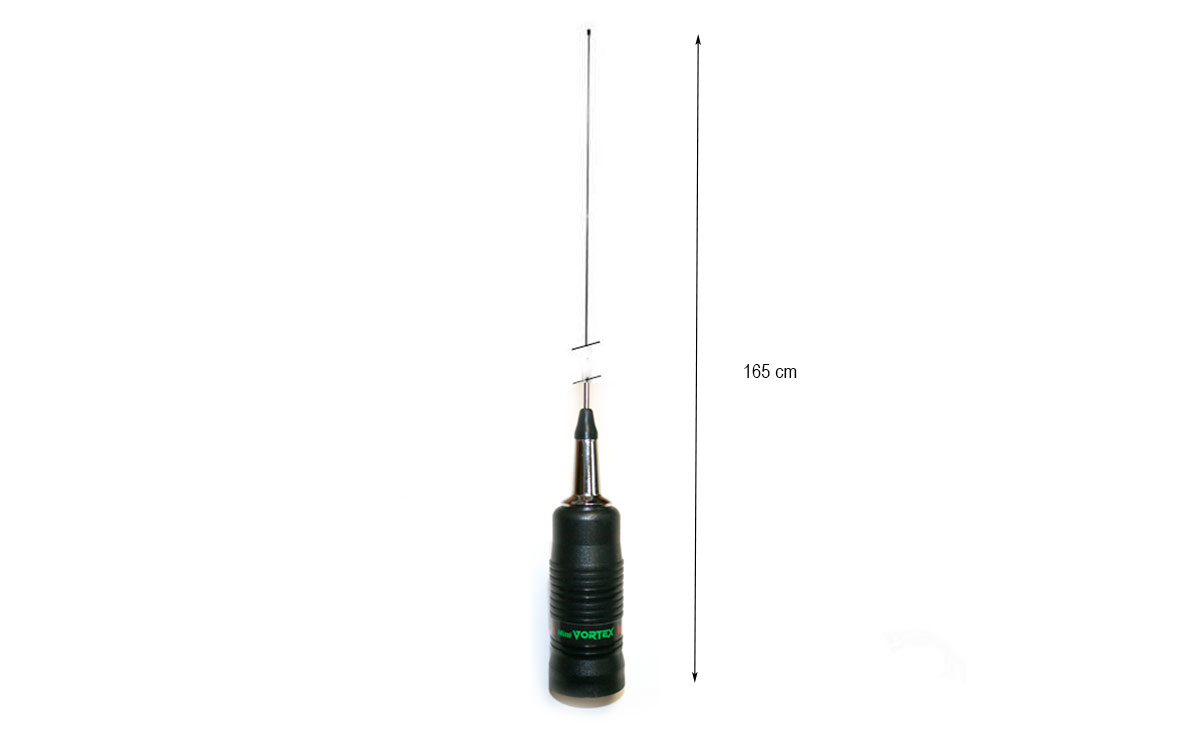 mini vortex at-1650 lemm antena cb 27 mhz 165 cm. conector pl