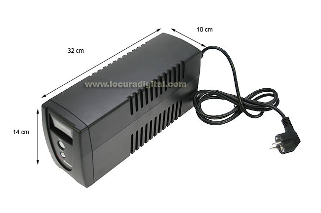 MIRMIDON VA1000-IT SAI Sistema inteligente Ininterrumpida 1000VA/550W