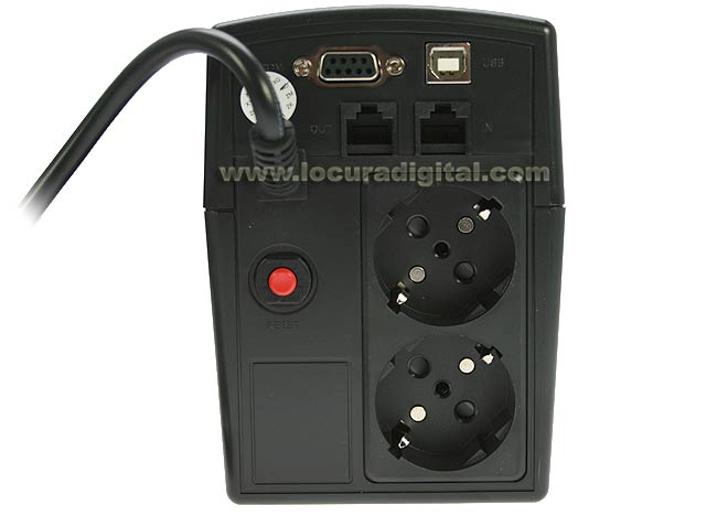 MIRMIDON VA1000-IT SAI inteligente Sistema de alimentacion Ininterrumpida 1000VA/550W