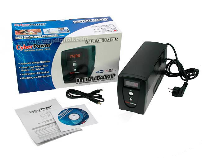 MIRMIDON VA1000 SAI sistema Ininterrumpida 1000VA /550W