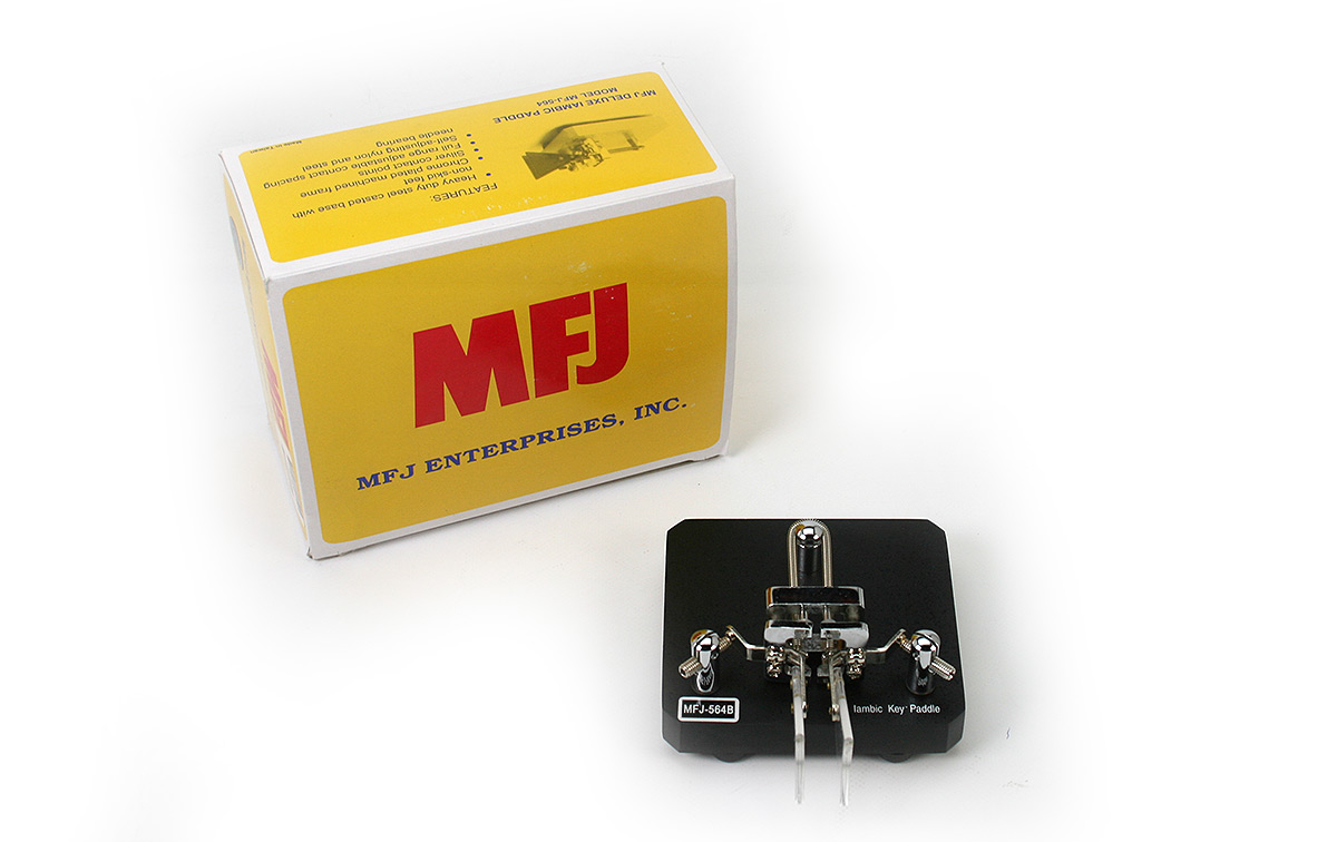 MFJ デラックスIAMBIC パドル MFJ-564* - Deluxe Iambic Chrome paddles