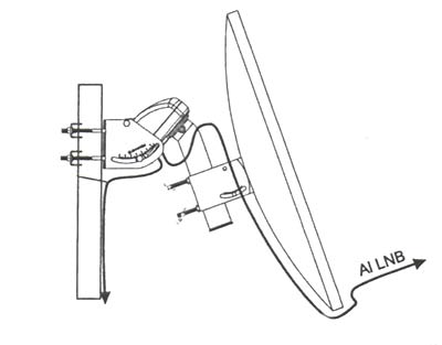 ENGEL AC 7215. DiSEqC H-H Motor. For dish up to 120cm.