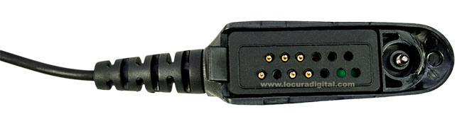 Peltor Cable Peltor Flex FL6U 32 para Motorola GP340, GP360, GP380, GP640, GP1280, PRO5150, PRO9150