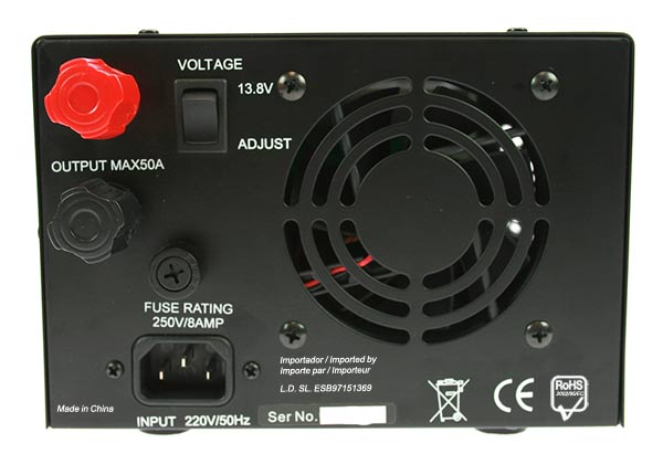 MPS-1517 Myrmidon Switched Power Supply 220V/13, 8V. 15-17 amperes.