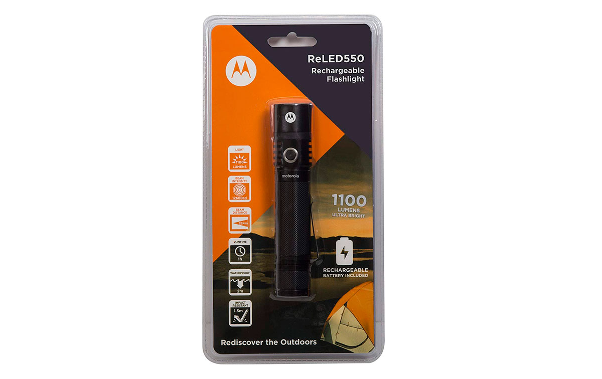 MOTOROLA MR-550 Linterna Ligera con 1000 lumens