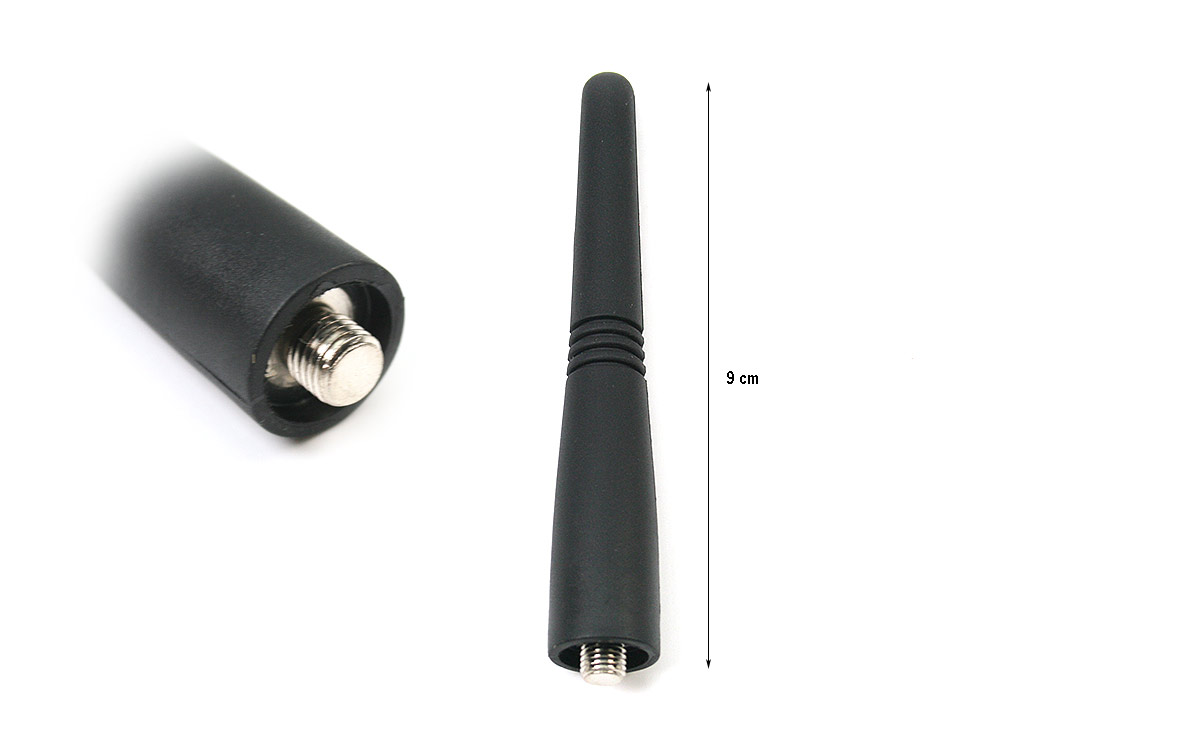 MUA 320 C antena equivalente para walkie-talkies Motorola GP88/GP300/320/340 de UHF que opere en la frecuencia de 450-470 MHz. También, es aconsejable verificar la compatibilidad exacta con tu modelo de walkie-talkie antes de adquirirla para asegurarte de que sea la antena adecuada para tu equipo