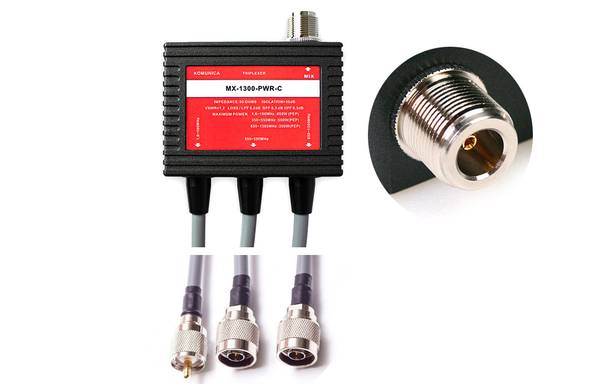 Diferencia de los duplexores, que operan en dos bandas de frecuencia, el triplexor opera en tres bandas de frecuencia. Esto permite la transmisión y recepción en múltiples bandas sin necesidad de cambiar cables o antenas.