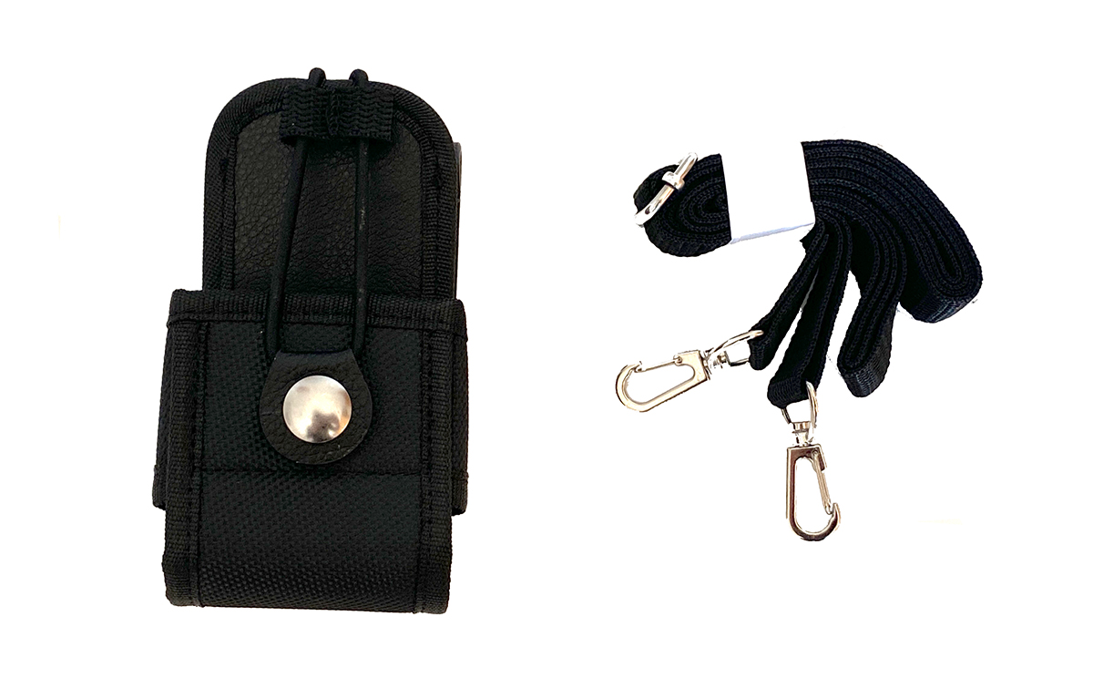 Estojo para rádio comunicador HYTERA NCN011 estilo coldre com cinto e gancho para pendurar HYTERA NCN011 Funda para walkies tipo cartuchera cinturón y colgador