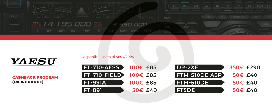 YAESU CASHBACK