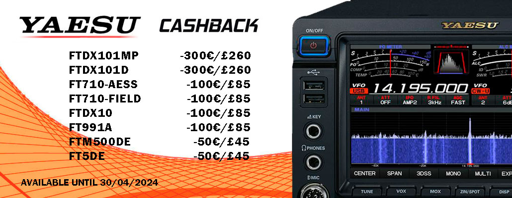 YAESU CASHBACK