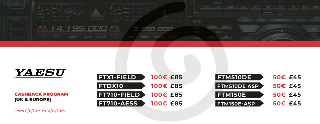 YAESU CASHBACK