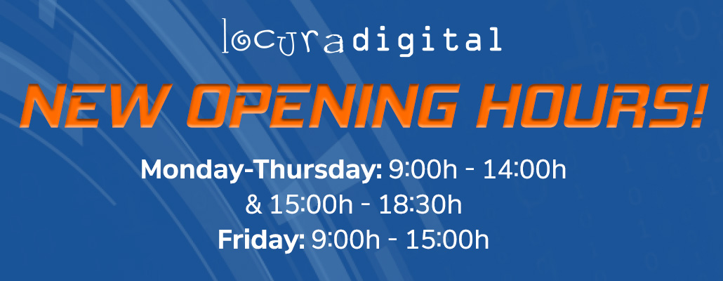 New opening hours