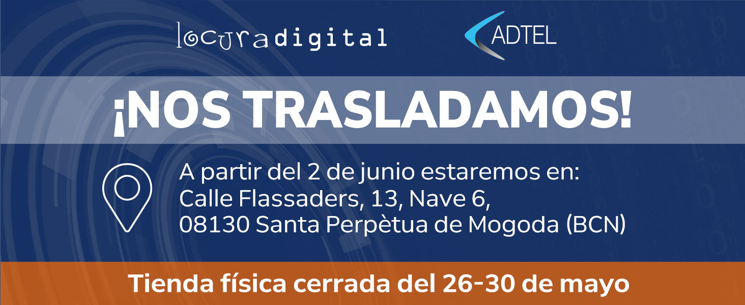 ¡Nos trasladamos!