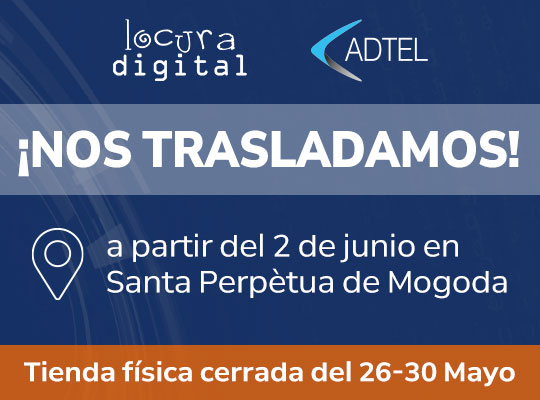 ¡Nos trasladamos!