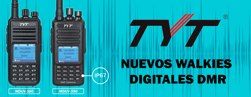 NUEVOS WALKIES DIGITALES TYT