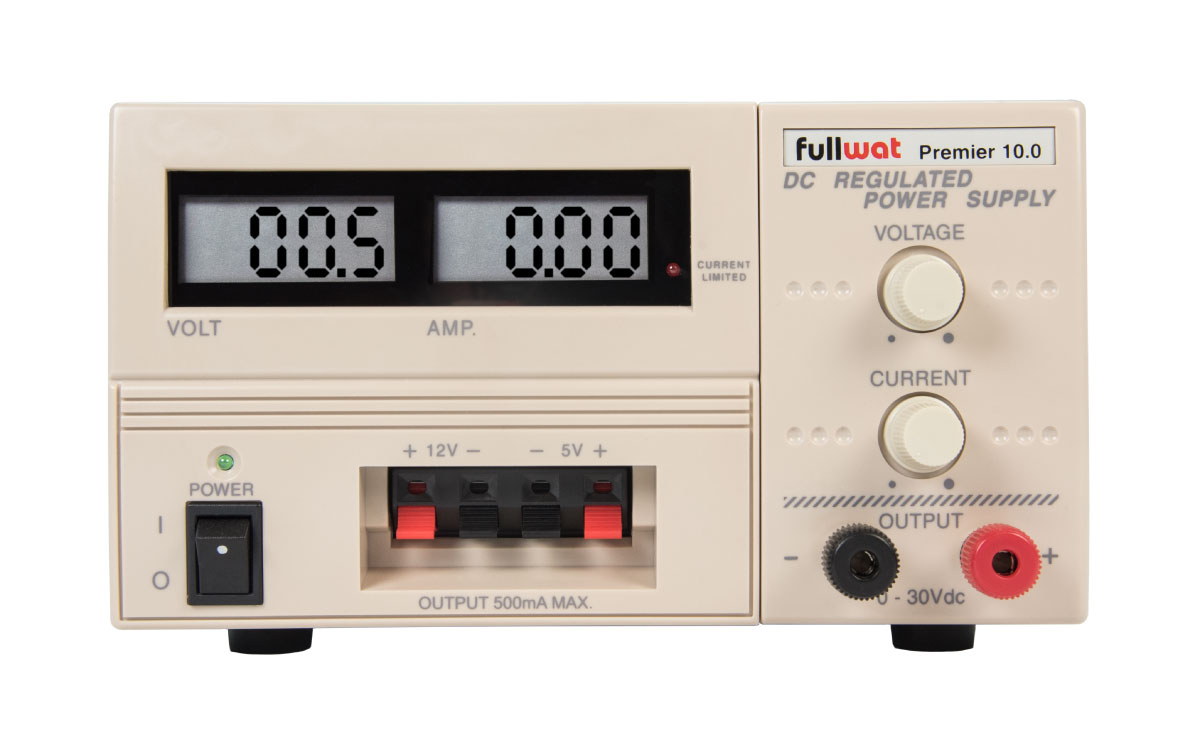 np-9625 fuente de alimentación regulable 0-30 volts., 0-10 amperios