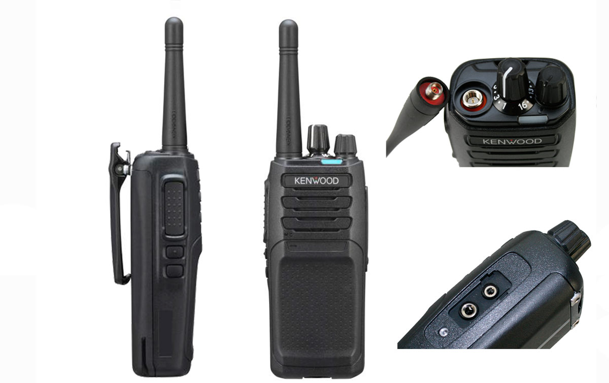 kenwood nx-1200de3 transceptor sin pantalla analógico vhf 136-174 mhz nexdege   fm o dmr   fm 