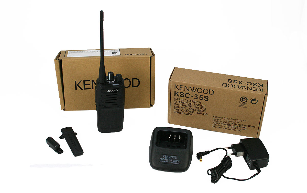 kenwood nx1300de3 walkie sin pantalla analógico uhf 400-470 mhz dmr 