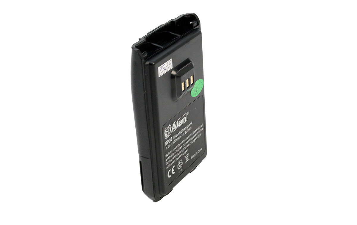 pb08 midland batería original midland-alan bp-08 ion-litio 7,4v capacidad 1600 mah para los alan hp-108 y hp-408