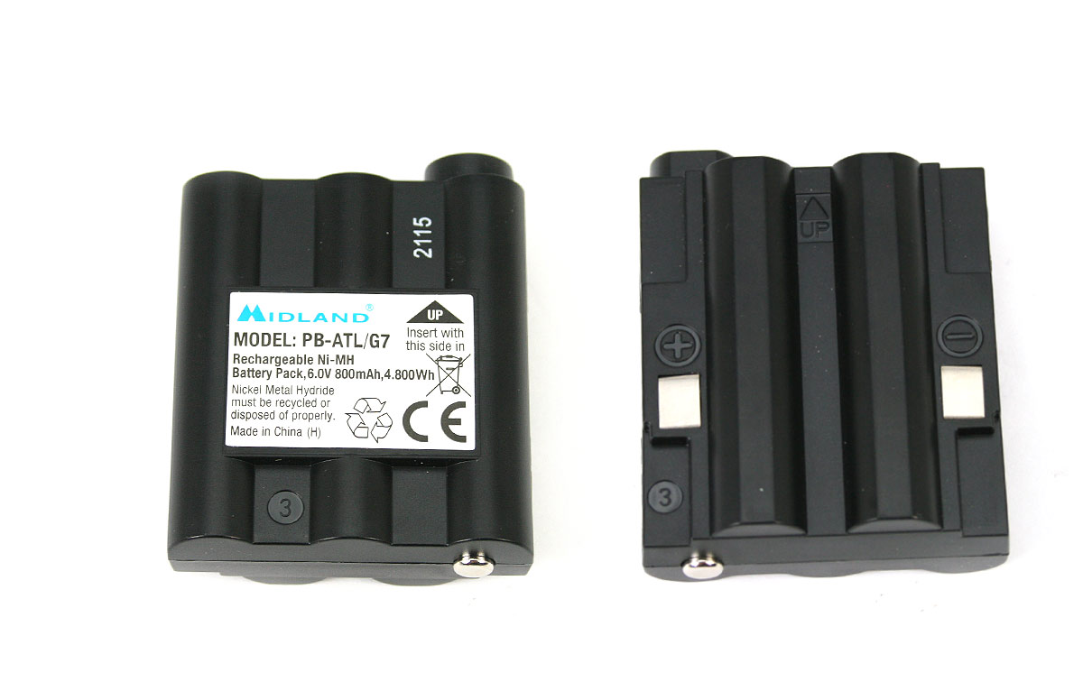 pb atl /g7.bateria original midland para g7, g7 pro, g7 mimetic, g9, g9 plus, g9 mimetic, g9 camo, g9pro y walkie nautico atlantic