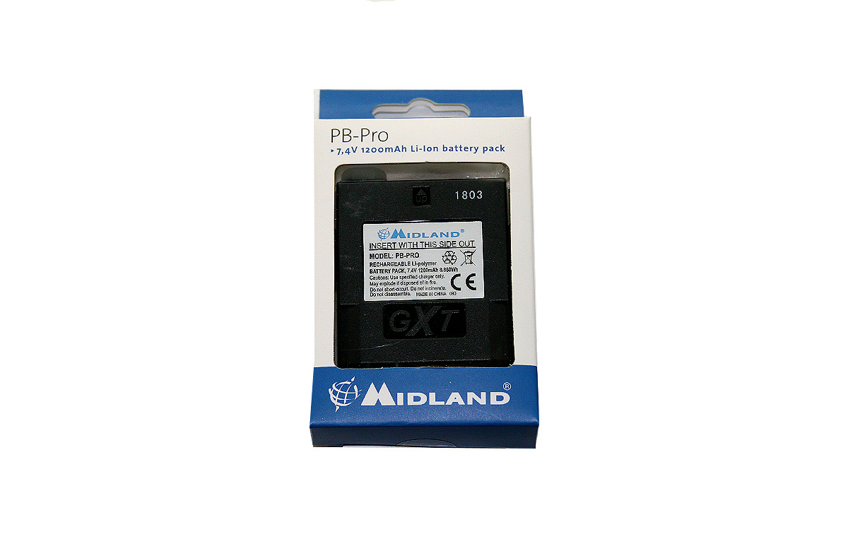 midland pbg7proli bateria original litio 1200 mah solo para g7pro 