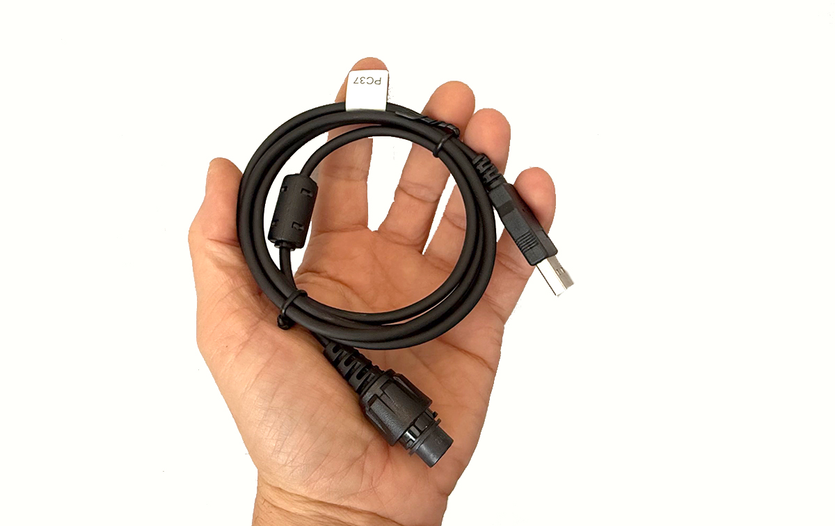 HYTERA PC37 cable programación USB para emisoras MD655, MD785, MD785G, MD785i, HM655, HM685, HM785, RD965, RD985, RD985S, HR655 y repetidores HR1065