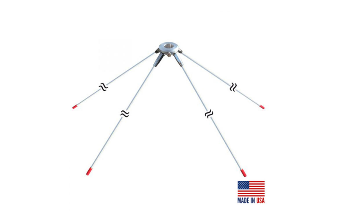 PROCOMM PC GPK-1 kit de radiales de fibra para antena PT-99