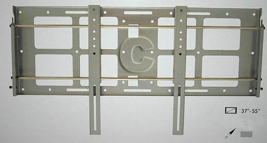 PF1 plata. Capacidad de peso: 80kg. Soporte de pared para pantallas de plasma de 37" a 55"