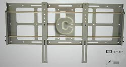 PF1 plata. Capacidad de peso: 80kg. Soporte de pared para pantallas de plasma de 37" a 55"